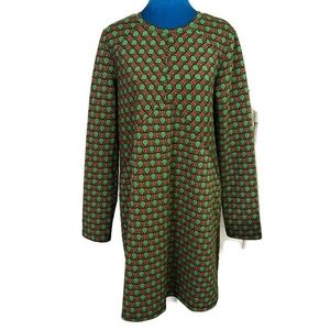 Anthropologie MAEVE Mod Geometric 60's Style Dress Size M
